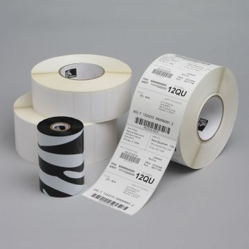 Zebra Z-Perform 1000T - 25mm x 13mm - Vellum-Etikett